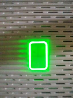 Airtel router green LED - powered on