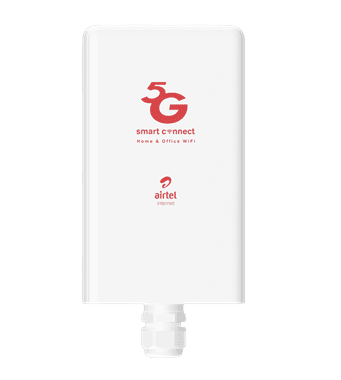 Airtel SmartConnect 5G Outdoor Unit ZLT X17M - Weather-resistant 5G modem antenna for home and office WiFi